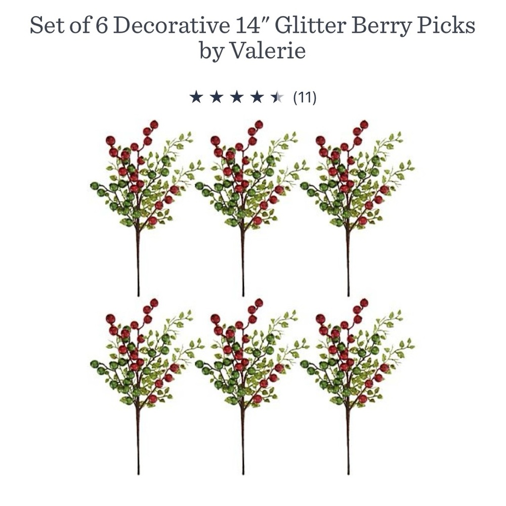 Valerie Parr Hill decorative holiday picks NIB